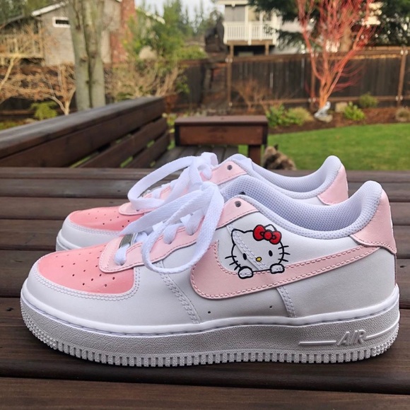 custom hello kitty air force 1